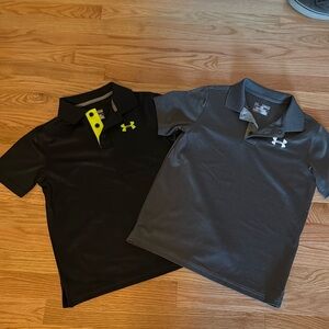 Youth medium golf polo under Armour
